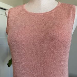 metallic tank top